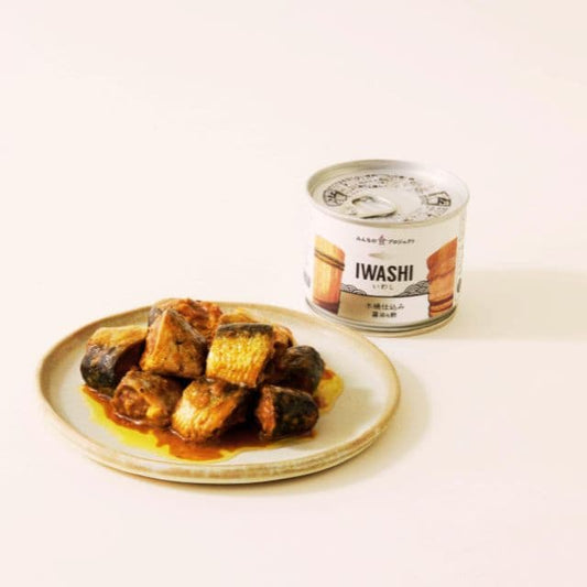 Barrel-Aged Haccho Miso & Vinegar IWASH（Sardines)I Canned Fish